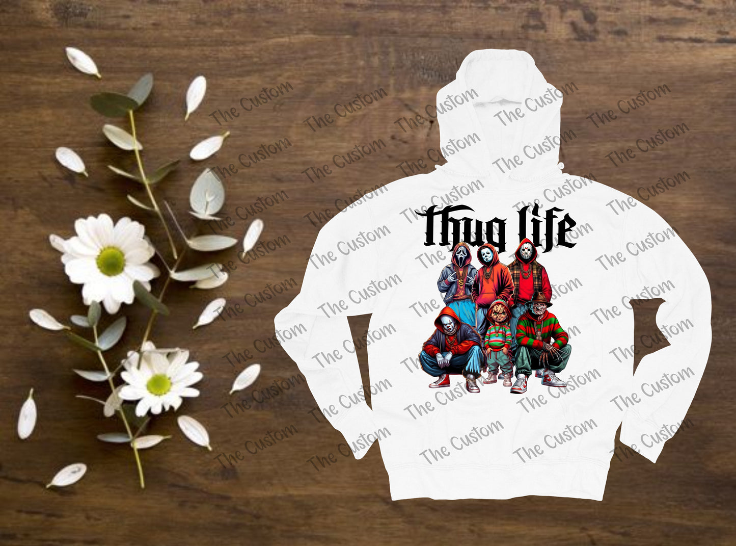 Thug Life - Black Letters