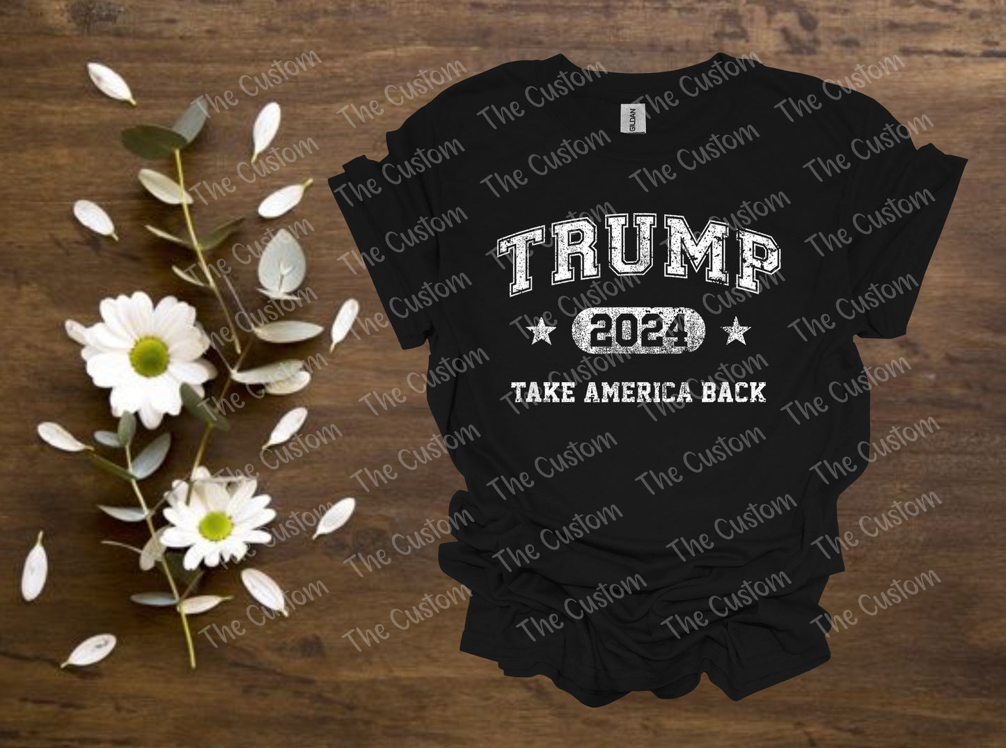 Trump Take America Back - White Letters