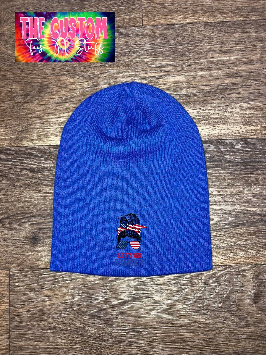 USA "Mom Bun - Let's Go Brandon" - Hat/Beanie/Snapback - All Versions Here!