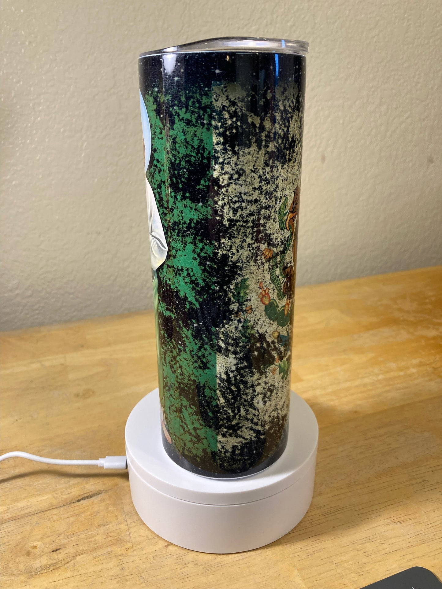 20 oz Tumbler - San Judas with Mexican Flag