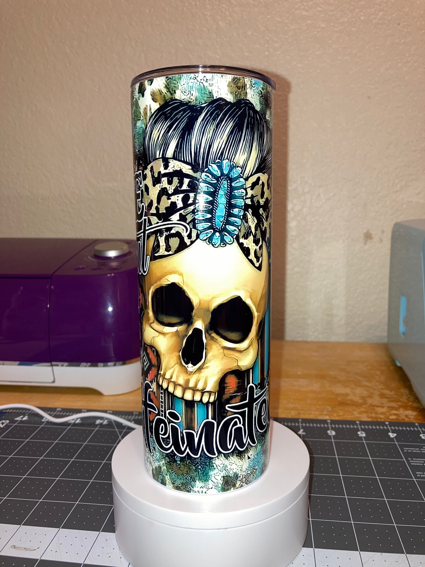 20 oz Tumbler-Dead Inside-But Caffeinated