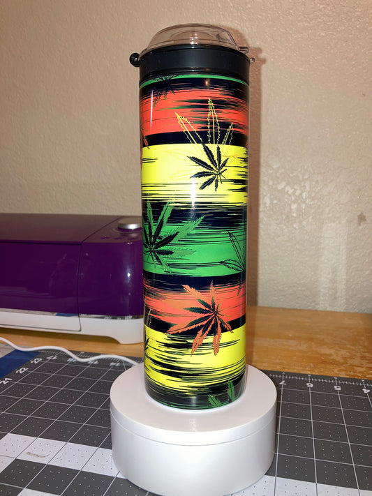 20 oz Tumbler - Weed Leaves